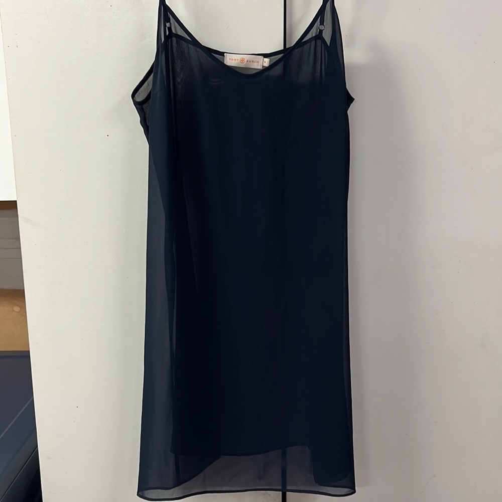 ✨Tory Burch Sheer Long Blue Cami